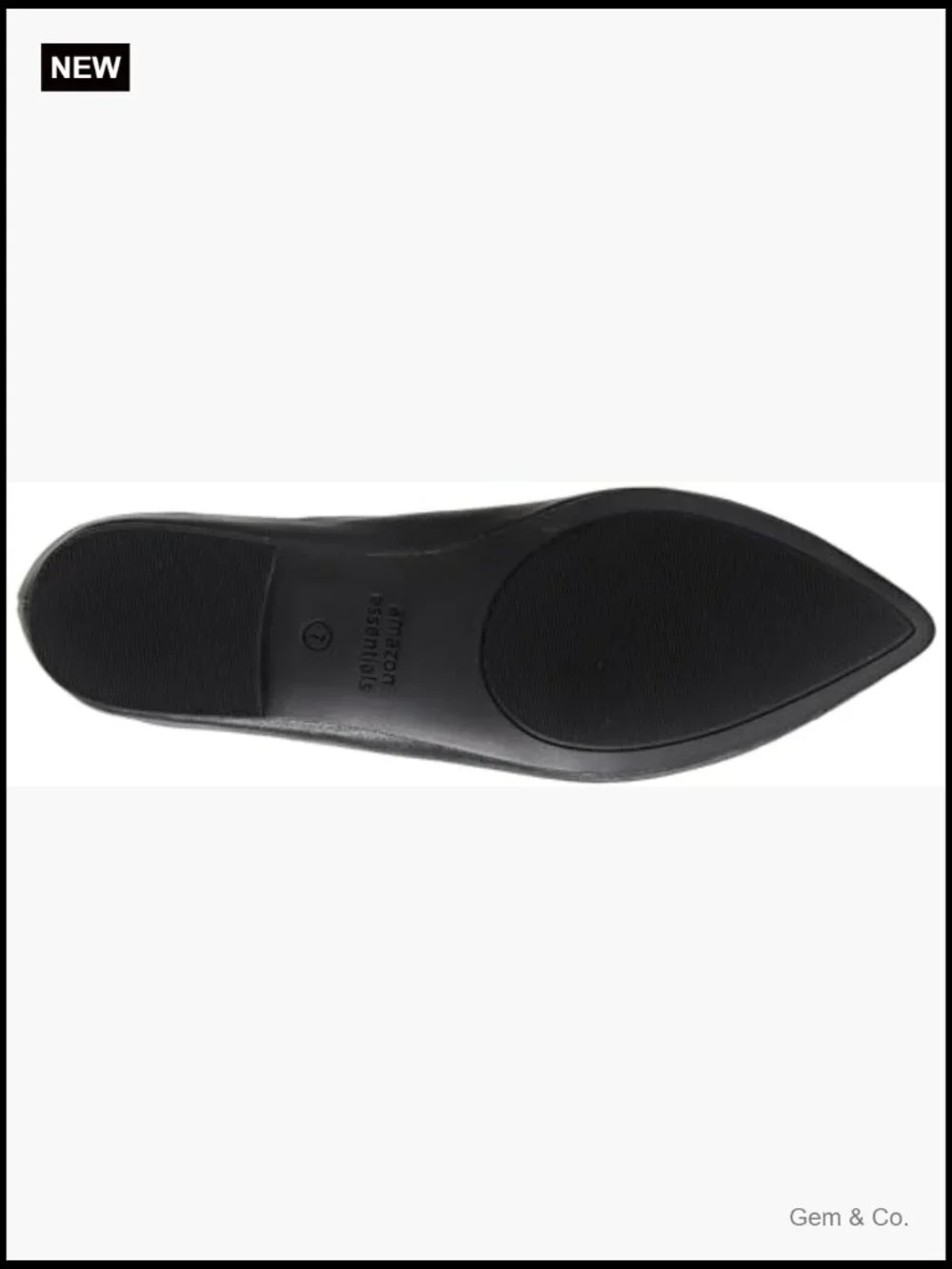 Women's Pointed-Toe Ballet Flats - Faux Leather, Comfort Insole